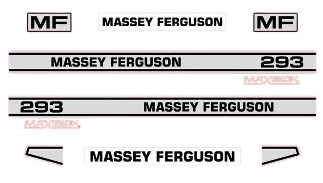 Stickerset Massey Ferguson 293