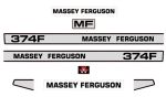 Stickerset Massey Ferguson 374F