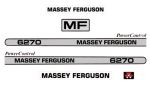 Stickerset Massey Ferguson 6270