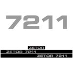 Stickerset Zetor 7211