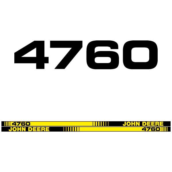 Stickerset John Deere 4760