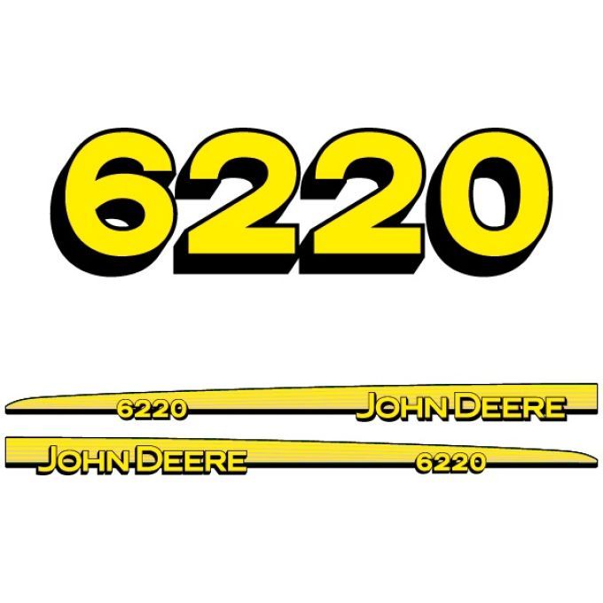Stickerset John Deere 6220
