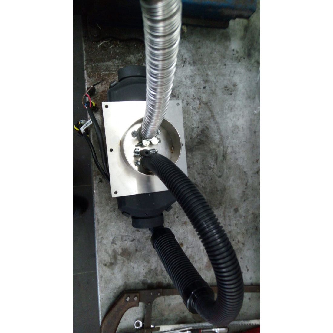 Montageplaat Autoterm, Webasto en Eberspacher voor in Campers 2d/8cm