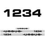 Stickerset Ursus 1234