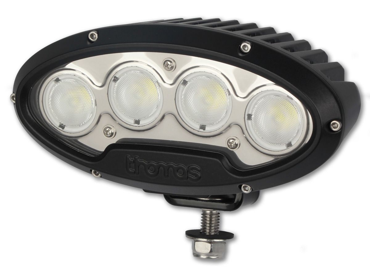 LED Work Light Oval, 4000 Lumens, Beam Angle: 60° Floodlight
