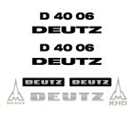 Stickerset Deutz D40-06