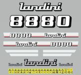 Stickerset Landini 8880