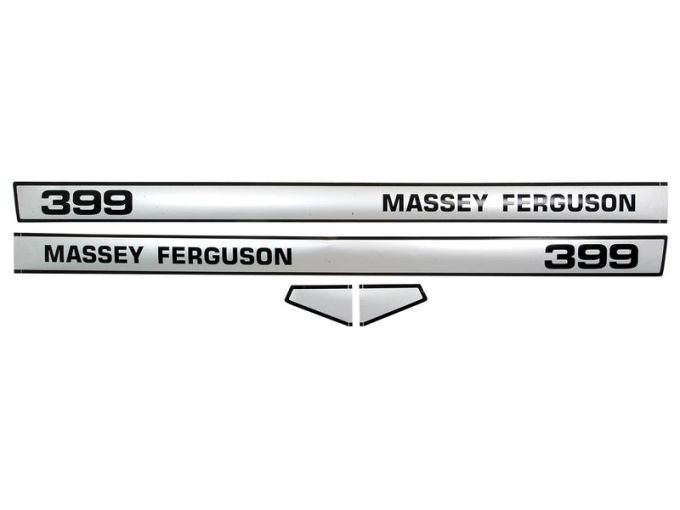 Kit autocollants latéraux Massey Ferguson 399