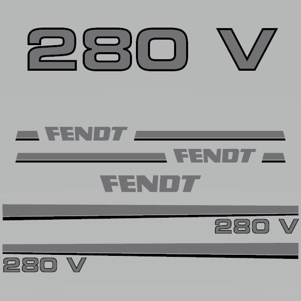 Stickerset Fendt 280 V
