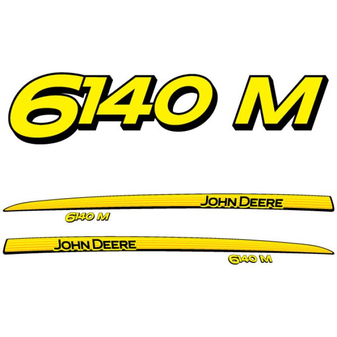 Stickerset John Deere 6140 M