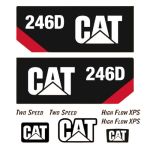 Stickerset Caterpillar CAT 246D