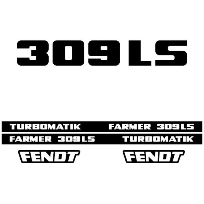 Kit autocollants latéraux Fendt Farmer 309 LS