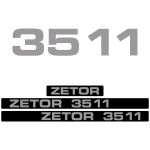 Stickerset Zetor 3511