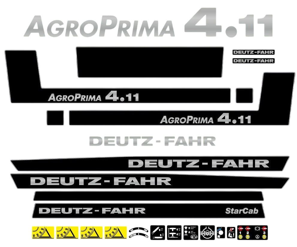 Stickerset Deutz-Fahr AgroPrima 4.11